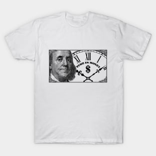 Benjamin Franklin "Time is money". T-Shirt